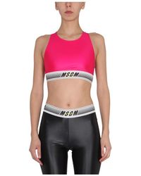 MSGM - Sleeveless Tops - Lyst