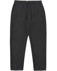Universal Works - Grijze Wol Militaire Chino Broek - Lyst