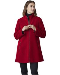 Junge - Jassen ,Rood ,Wol Marie Swinger Parka - Lyst