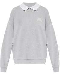 The Upside - Hoodies & Sweatvesten ,Grijs ,Katoen Pascal Collared Sweatshirt - Lyst