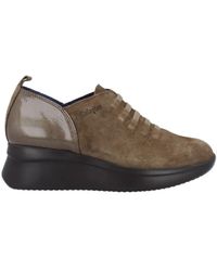 Callaghan - Schoenen ,Leer Instap Sneakers Van Suède En Leer - Lyst