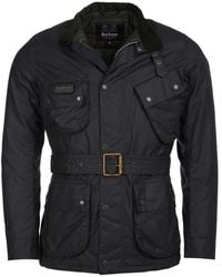 Barbour - International New Sl Wax Jacket Sage M - Lyst