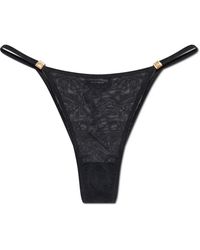 DSquared² - Ondergoed ,Zwart ,Transparante Slip - Lyst