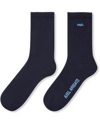 Axel Arigato - Ondergoed ,Blauw ,Katoen Floral Logo Socks - Lyst