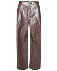 ANDAMANE - Straight Trousers - Lyst