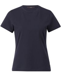 Windsor. - Tops ,Blauw ,Katoen Katoenen T-Shirt Met Klassieke Stijl - Lyst