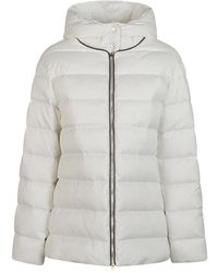 Herno - Jassen ,Wit ,Leer Arendelle Down Jacket - Lyst