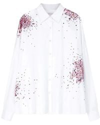 Dries Van Noten - Casia Geborduurde Blouse - Lyst