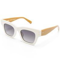 Kaleos Eyehunters - Weiße sonnenbrille für den täglichen gebrauch - Lyst