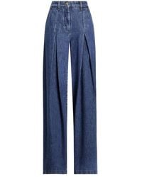 Dolce & Gabbana - Jeans ,Blauw ,Katoen Loose-Fit Jeans - Lyst