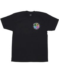 Obey - Tops ,Zwart ,Katoen Klassieke Zwarte Tee Met Zeefdruk - Lyst