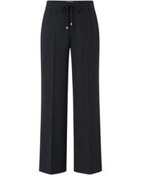 Marella - Broeken ,Blauw ,Polyester Emmpietre Straight Broeken - Lyst