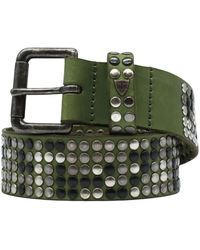 HTC - Accessoires ,Groen ,Leer 5.000 Studs Color Belt - Lyst