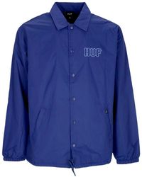 Huf - Coach Jacket Twilight Knoopsluiting Zakken - Lyst