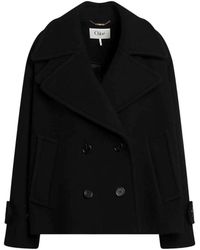 Chloé - Double-Breasted Coats - Lyst