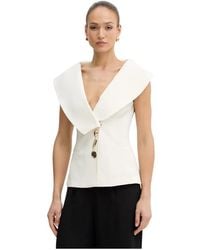 SIMONA CORSELLINI - Vests - Lyst