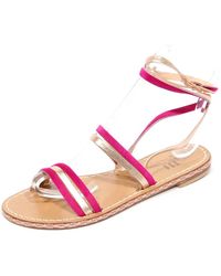 Emanuela Caruso - Flat Sandals - Lyst