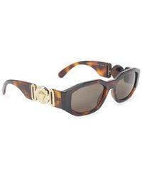 Versace - Accessoires ,Bruin ,Medusa Biggie Zonnebril - Lyst