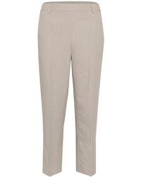 Kaffe - Straight Trousers - Lyst