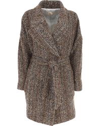 Alysi - Single-breasted coats - Lyst