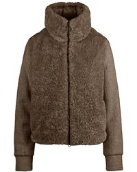 Bomboogie - Driemateriaal Jas Met Imitatiebont - Lyst