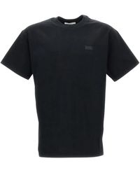 Givenchy - T-Shirt Van Katoen Met Paris-Borduursel - Lyst