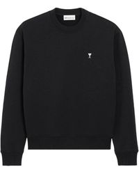 Ami Paris - De Coeur Crewneck Sweatshirt - Lyst