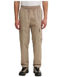 EA7 - Broeken ,Bruin ,Nylon Core Identity Nylon Cargo Broek - Lyst