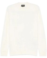 Emporio Armani - Round-Neck Knitwear - Lyst