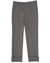 Prada - Straight Trousers - Lyst