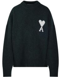 Ami Paris - Adc Rundhals-Pullover Alpaka - Lyst