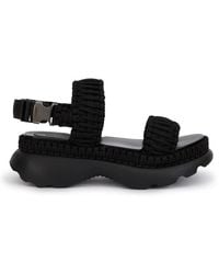 Moncler - Flat Sandals - Lyst