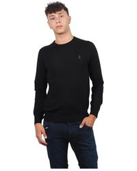 Ralph Lauren - Truien & Vesten ,Zwart ,Wol Lichtgewicht Wollen Polo Sweater - Lyst