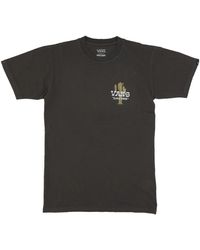 Vans - Zwart Overdye Tee Korte Mouw T-Shirt - Lyst