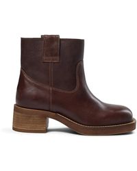 Pavement - Lederstiefel Mit Gummisohle - Lyst