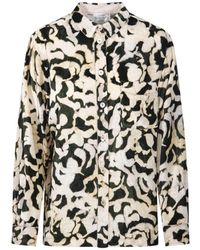 Forte Forte - Ink rose alchemy pyjama hemd,malachit rose alchemy schlafanzug shirt - Lyst
