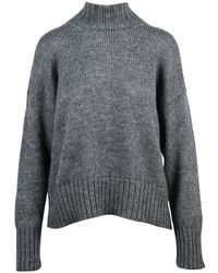 Alpha Studio - Turtleneck Sweater - Lyst