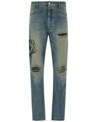 Amiri - Jeans ,Blauw ,Katoen Hollywood Mx1 Jean - Lyst