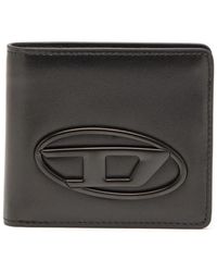 DIESEL - Accessoires ,Zwart ,Polyester Zwarte Portemonnees Voor Mannen - Lyst