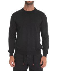 Kiton - Kaschmir Seiden Pullover Mit Wascheffekt - Lyst