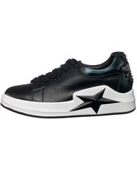 CESARE GASPARI - Sternverzierte Plateau-Sneakers - Lyst