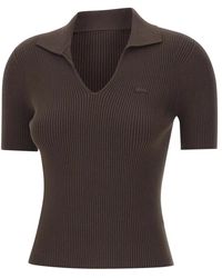 Lacoste - Truien & Vesten ,Bruin T-Shirts En Polo's Bruin - Lyst