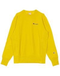 Champion - Omgekeerd Geweven Sweatshirt Voor Met Ronde Hals - Lyst