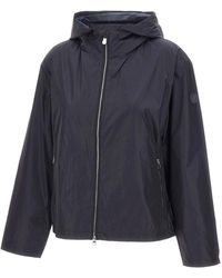 Save The Duck - Jassen ,Blauw ,Nylon Hope Hooded Jacket - Lyst