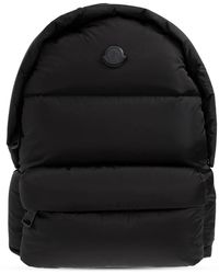Moncler - Tassen ,Zwart ,Rugzak Met Logopatch - Lyst