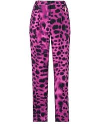 Roberto Cavalli - Straight Trousers - Lyst
