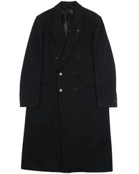 Lardini - Jassen ,Zwart ,Leer Single-Breasted Coats - Lyst