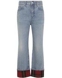 McQueen - Cotton Jeans - Lyst