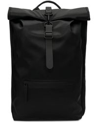 Rains - Rolltop-Rucksack Mit Fronttasche Mit Reißverschluss - Lyst