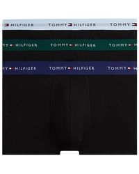 Tommy Hilfiger - 3-Pack Trunk Boxers Zwart Elastische Tailleband - Lyst
